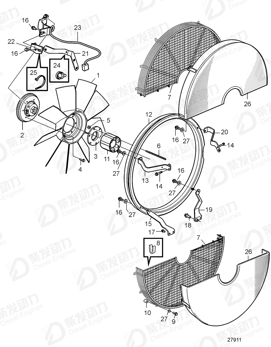 VOLVO Bracket 21831617 Drawing